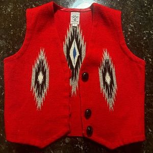 Ortega’s Chimayo N.M. Vintage 70’s Hand Woven Vest